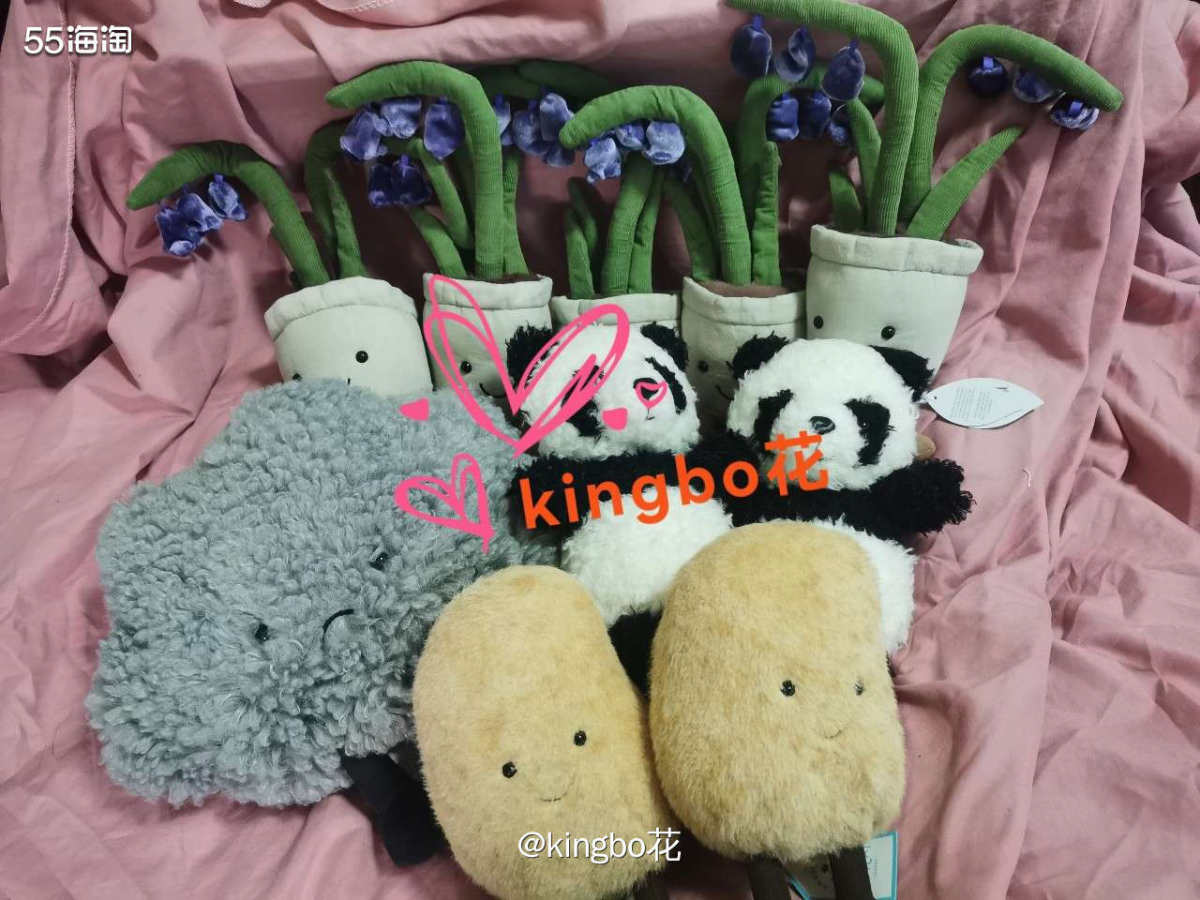继续开箱Jellycat新品土豆和云朵，这乌云比我想象的大多