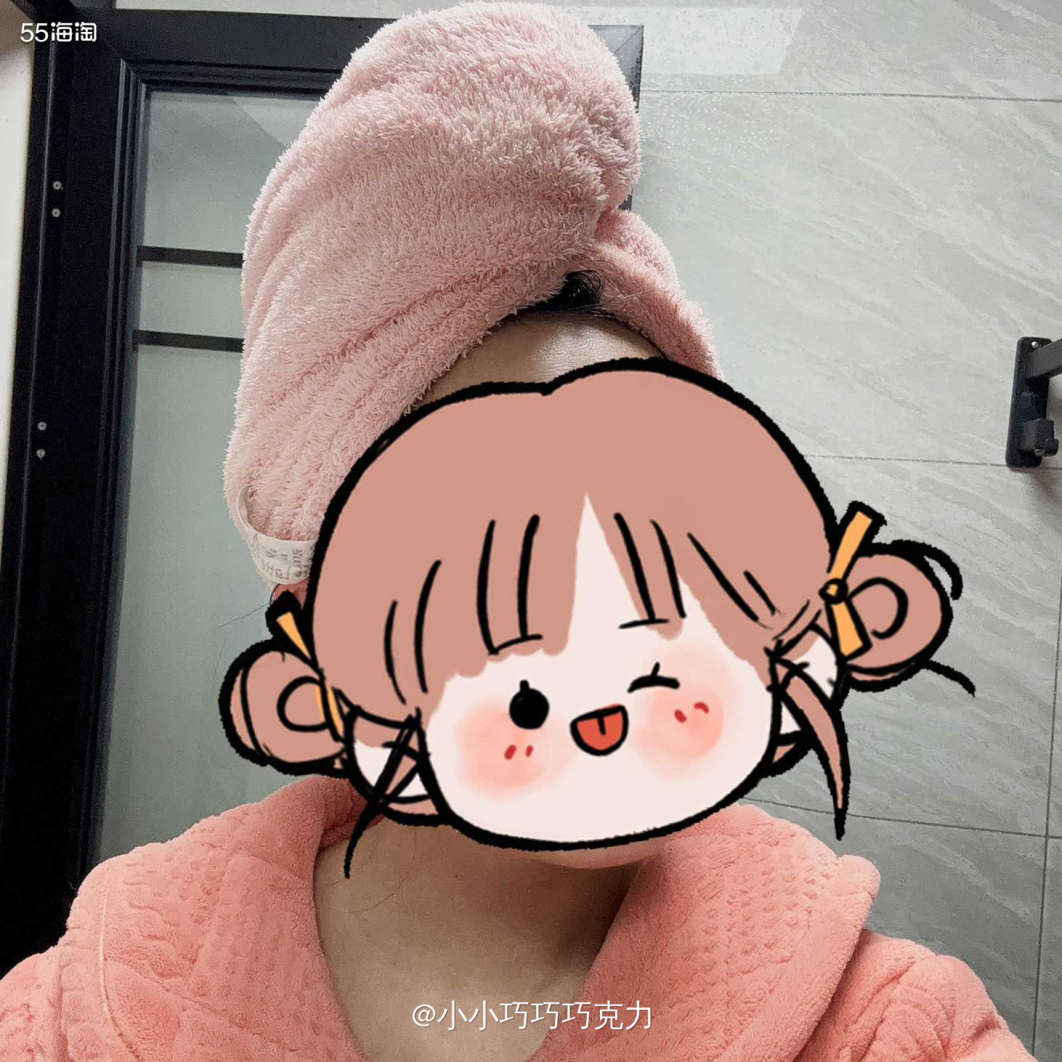 干发帽真的强烈建议每个女生都备一个，便宜又好用呀，洗发头发直