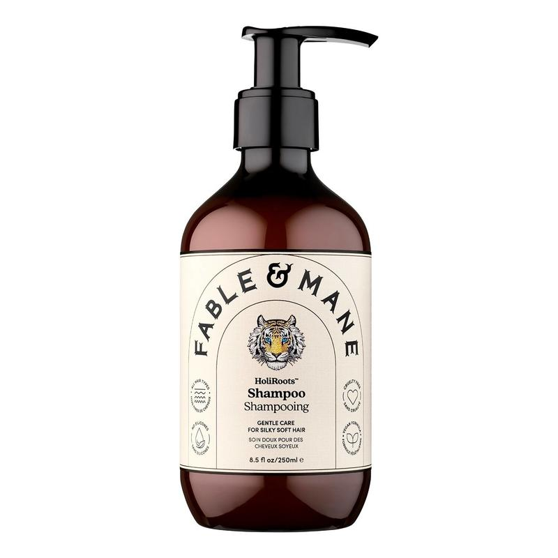 【单件含税】Fable & Mane HoliRoots椰子老虎草保湿洗发水 不含硫酸盐 250ml