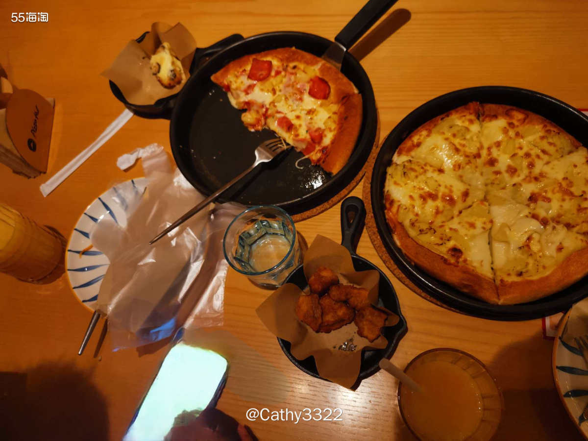 🌸最近必胜客的79.9的套餐还蛮值得！可以点两个主食（比萨