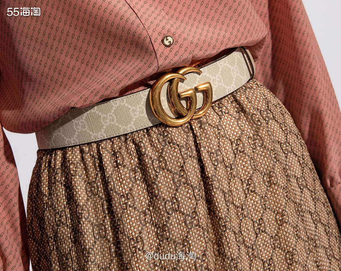💓春天穿美美的裙子，可以再来一条超好看的Gucci奶油色双