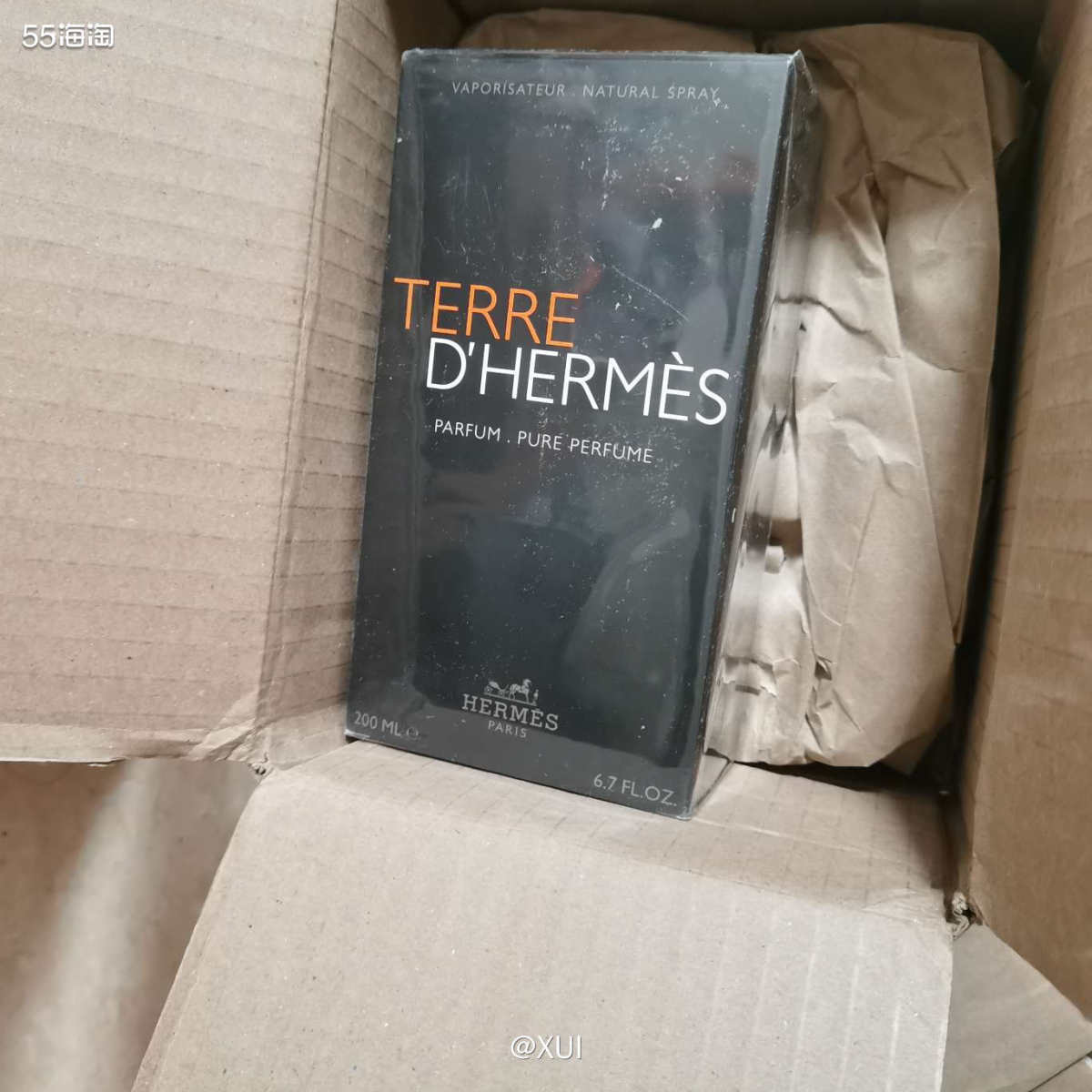 上个月在FragranceNet网站帮朋友买的爱马仕大地香精