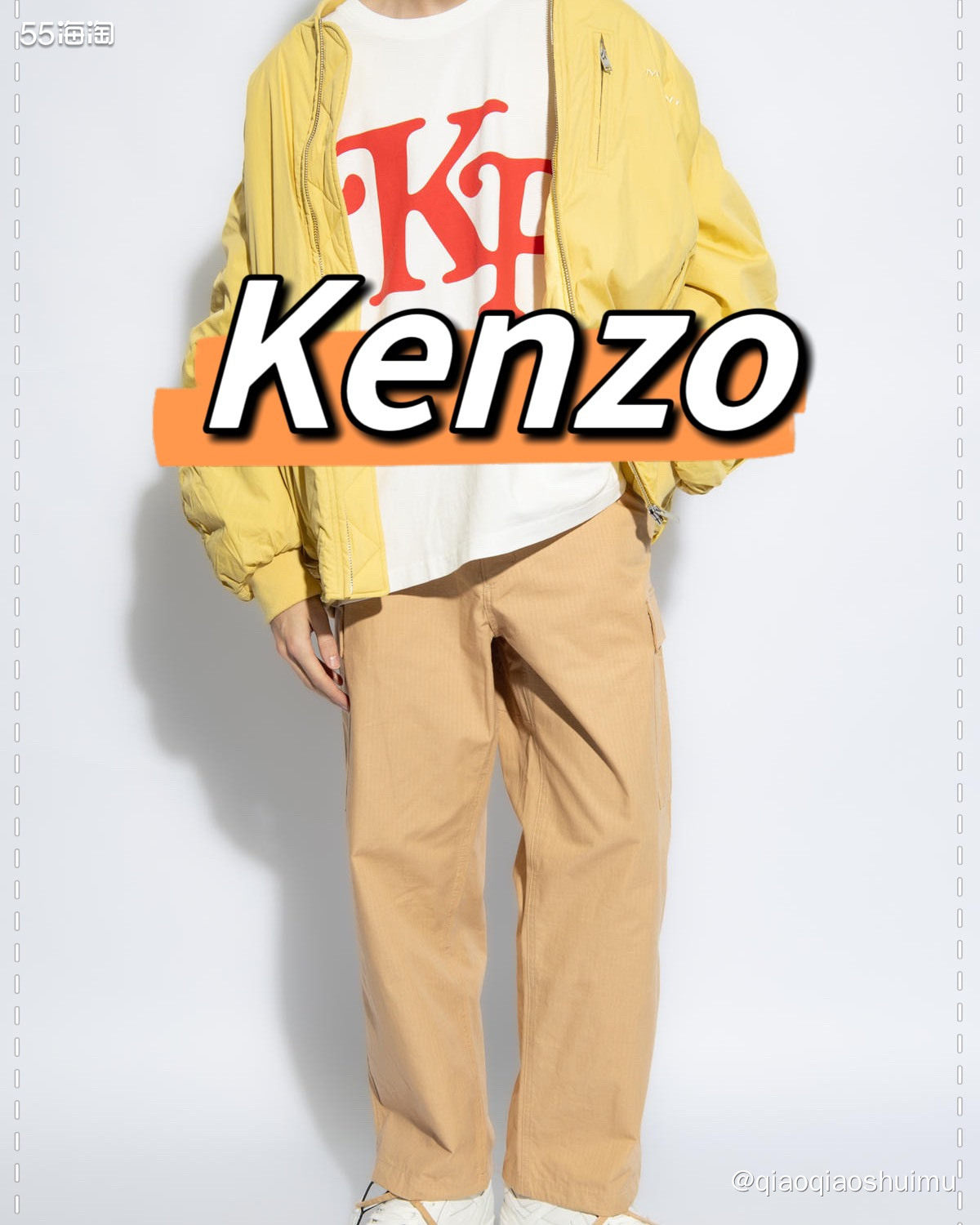 原来，Kenzo家除了大名鼎鼎的虎头衫，还有裤子卖呀～ 这条