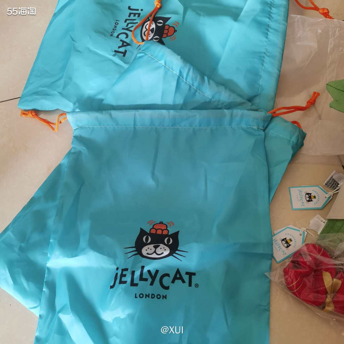 又收到一箱毛绒绒啦～这次合箱了Jellycat官网买的手捧花