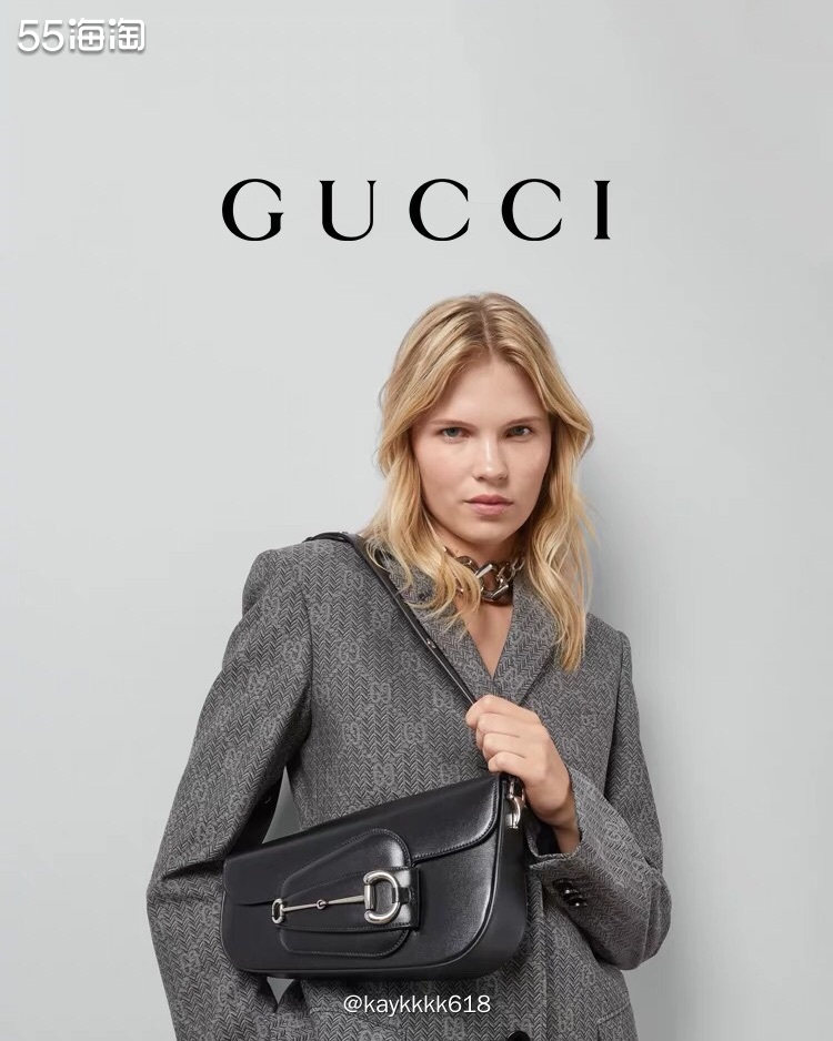 Gucci有一个Horsebit系列实用又很复古街拍都少不了
