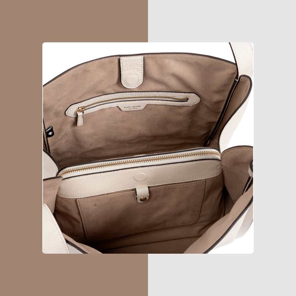 凯特丝蓓，这款通勤包。 真的很适合打工人上班通勤。 容量又大