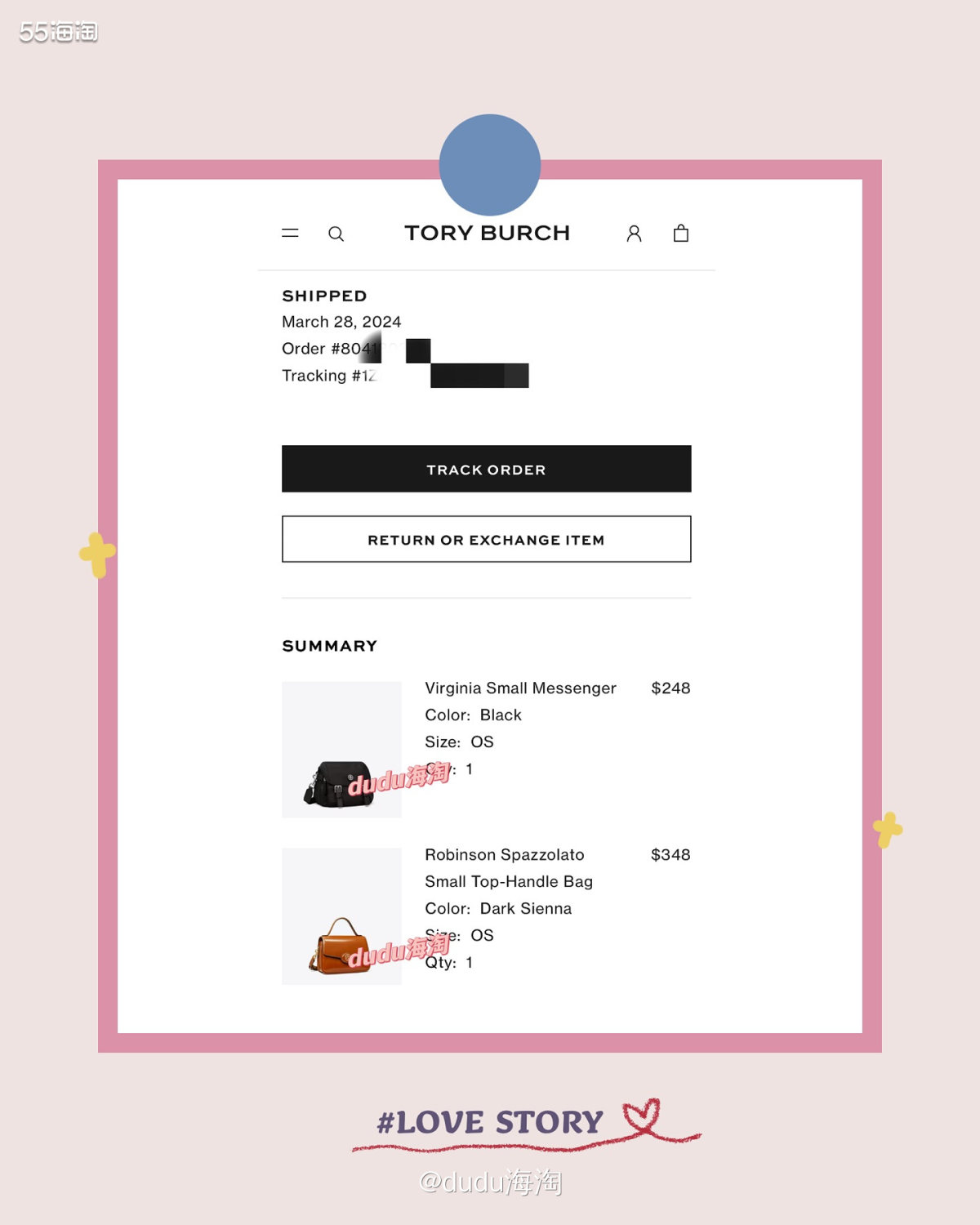 🌸下单网站：Tory Burch美国官网 🌸下单时间：2