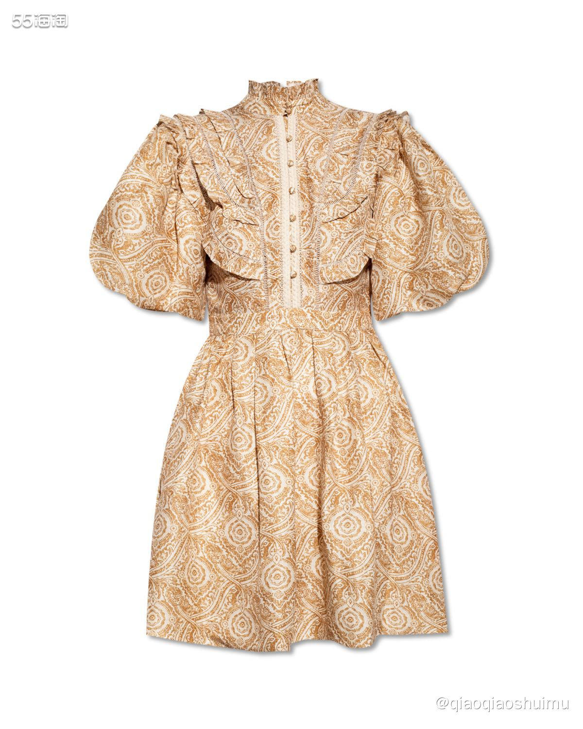 这条宫廷风的碎花泡泡袖连衣裙在vitkac中文官网看到几次了