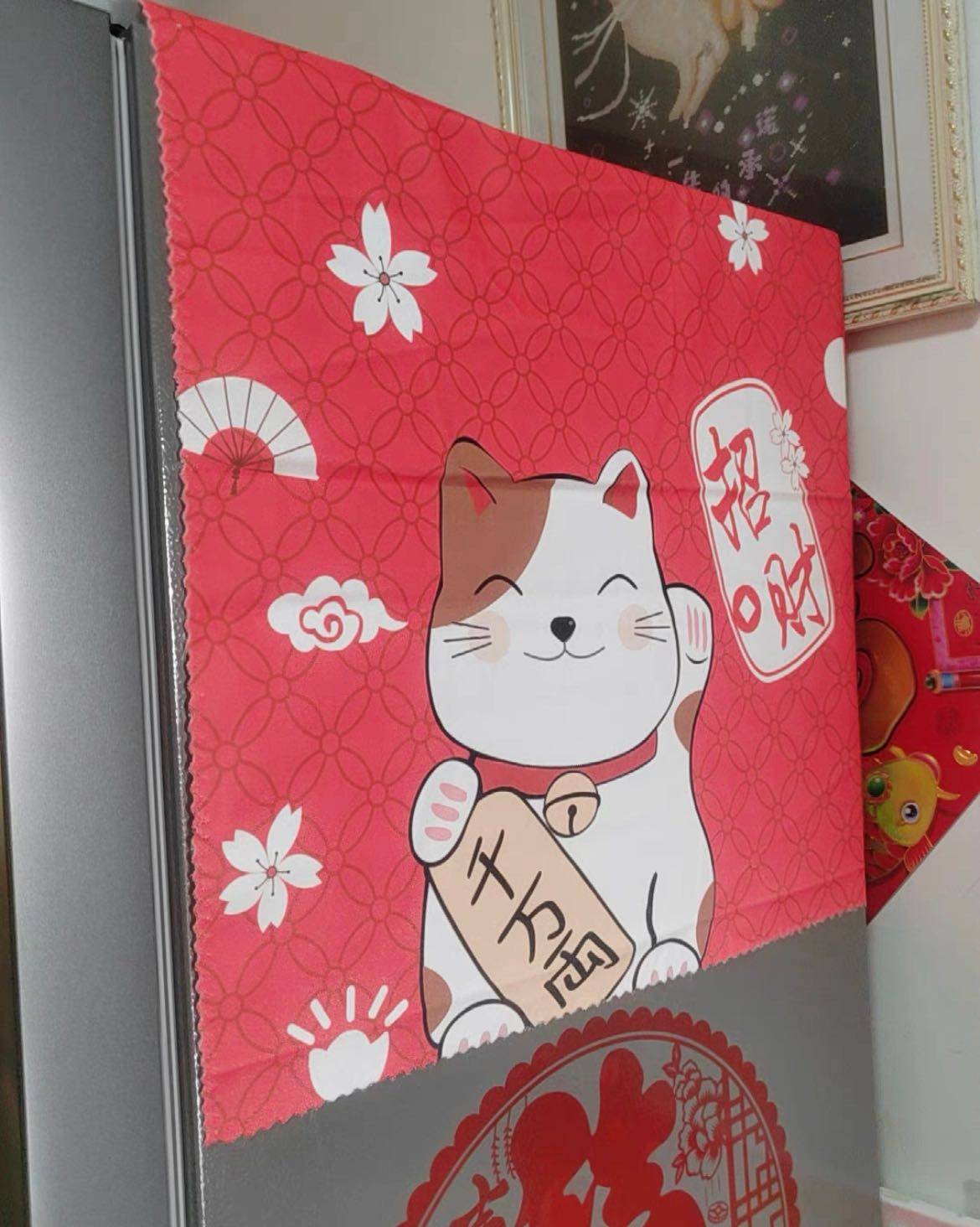 ❇️最近打扫卫生，发现家里冰箱上面好，亟需一个冰箱防尘盖布。