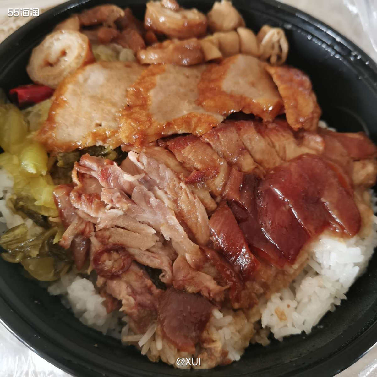 前几天看别人晒的隆江猪脚饭觉得特别美味，日常其实我基本不会点