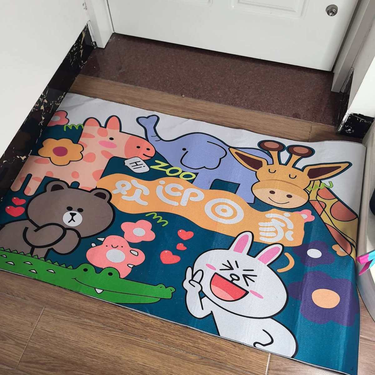 这个地毯在抖音买的 可可爱爱的，关键是价格便宜 **了直接换