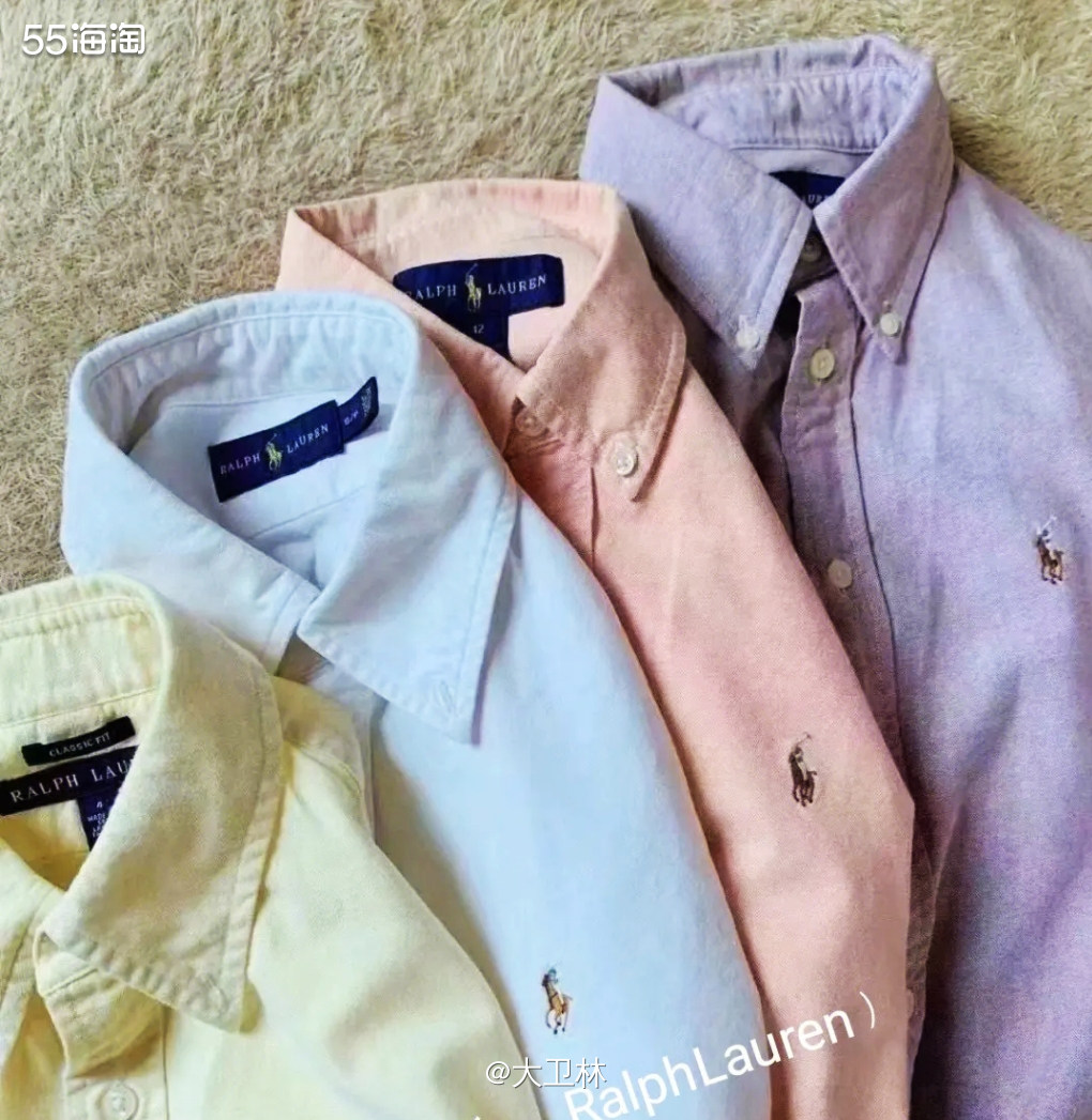 拉夫劳伦7折活动继续，还是买儿童衬衫，鲜艳的颜色大人穿可能不