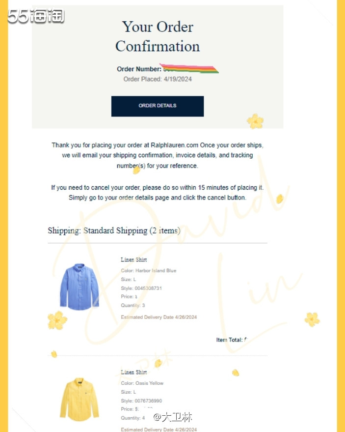 拉夫劳伦7折活动继续，还是买儿童衬衫，鲜艳的颜色大人穿可能不