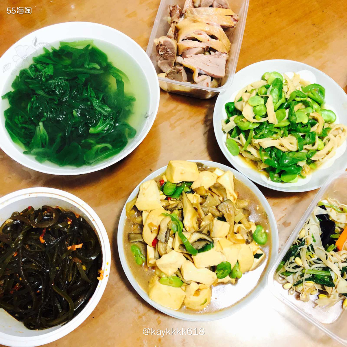 早上带麻麻喝餛飩顺便去菜场把一天的蔬菜都买了，一把茼蒿煮汤化