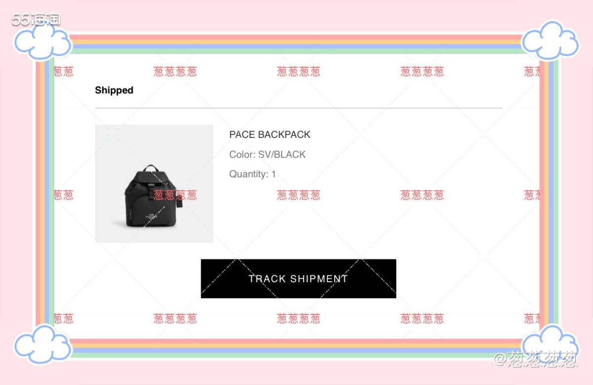 ⭐️⭐️⭐️ 购买网站：蔻驰奥莱 购买产品：pace双肩包 