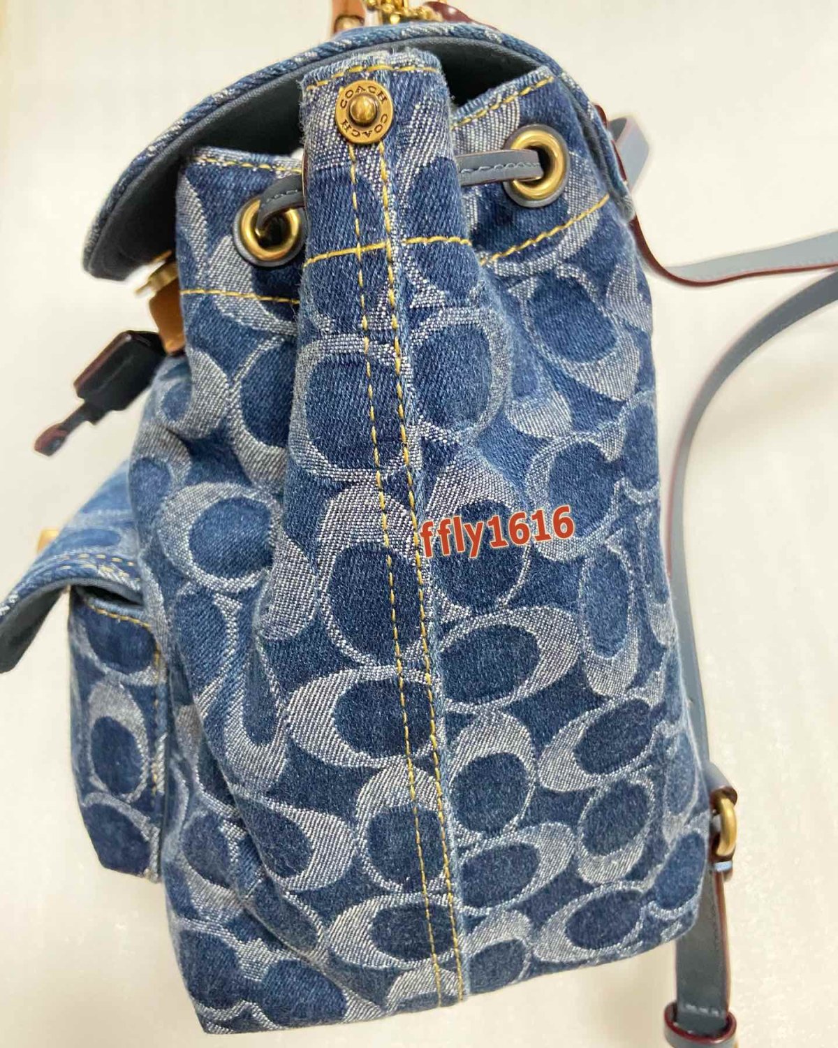 🌻海淘到货，实物真好看呀 🌻Coach新款Riya，丹宁