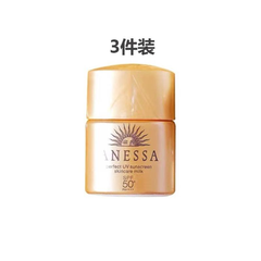 【3件包邮】ANESSA 资生堂安耐晒 防晒小金瓶小样 12ml*3