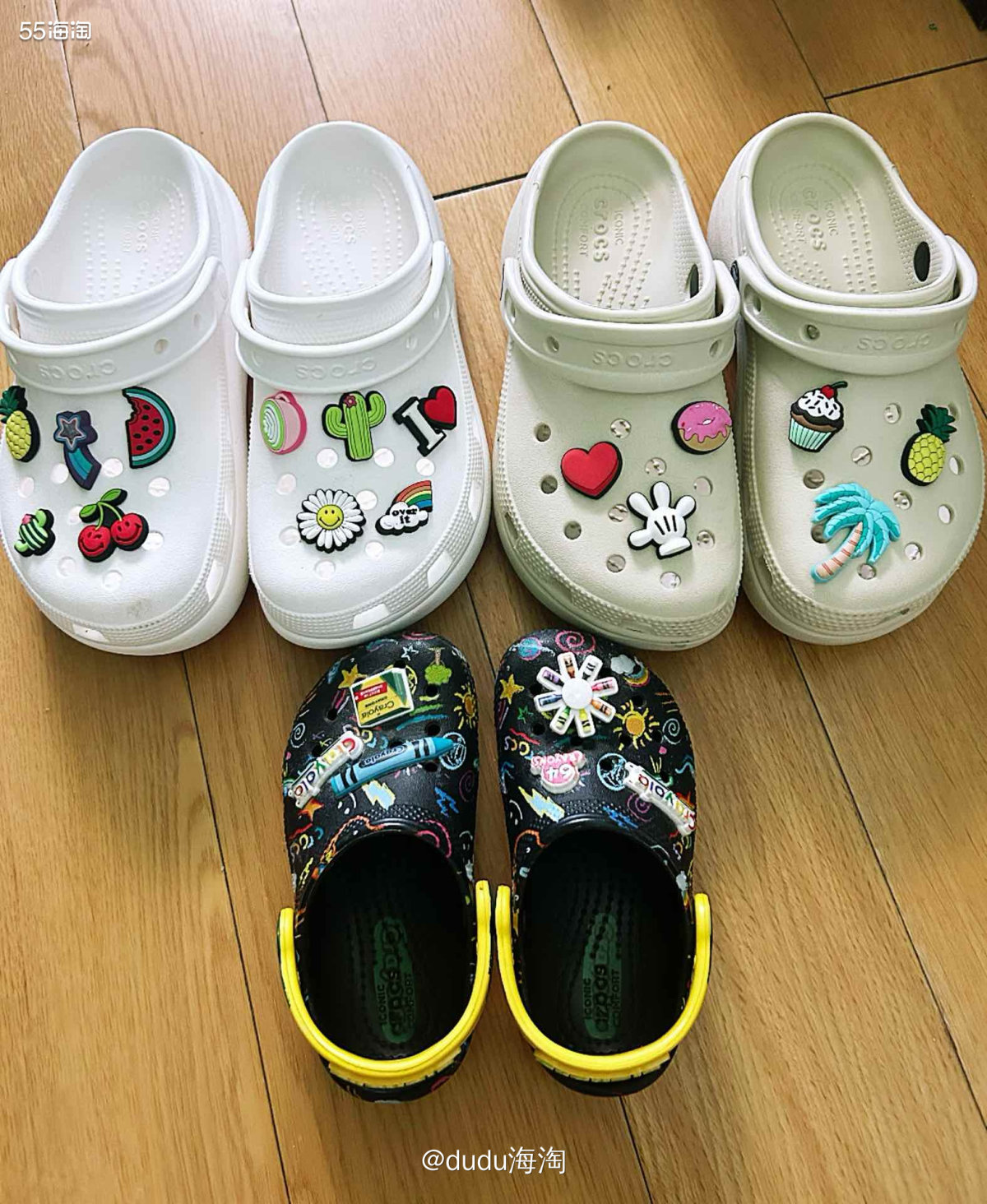 🌻crocs的洞洞鞋，加入洞门的人都知道它有多好穿，穿上后