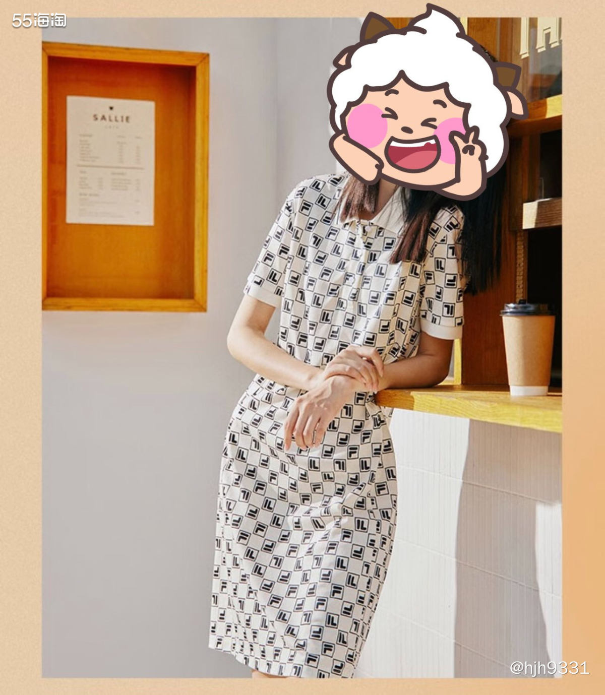 💕最近看上了几件FILA的连衣裙，然后🍑宝、京东都搜了一