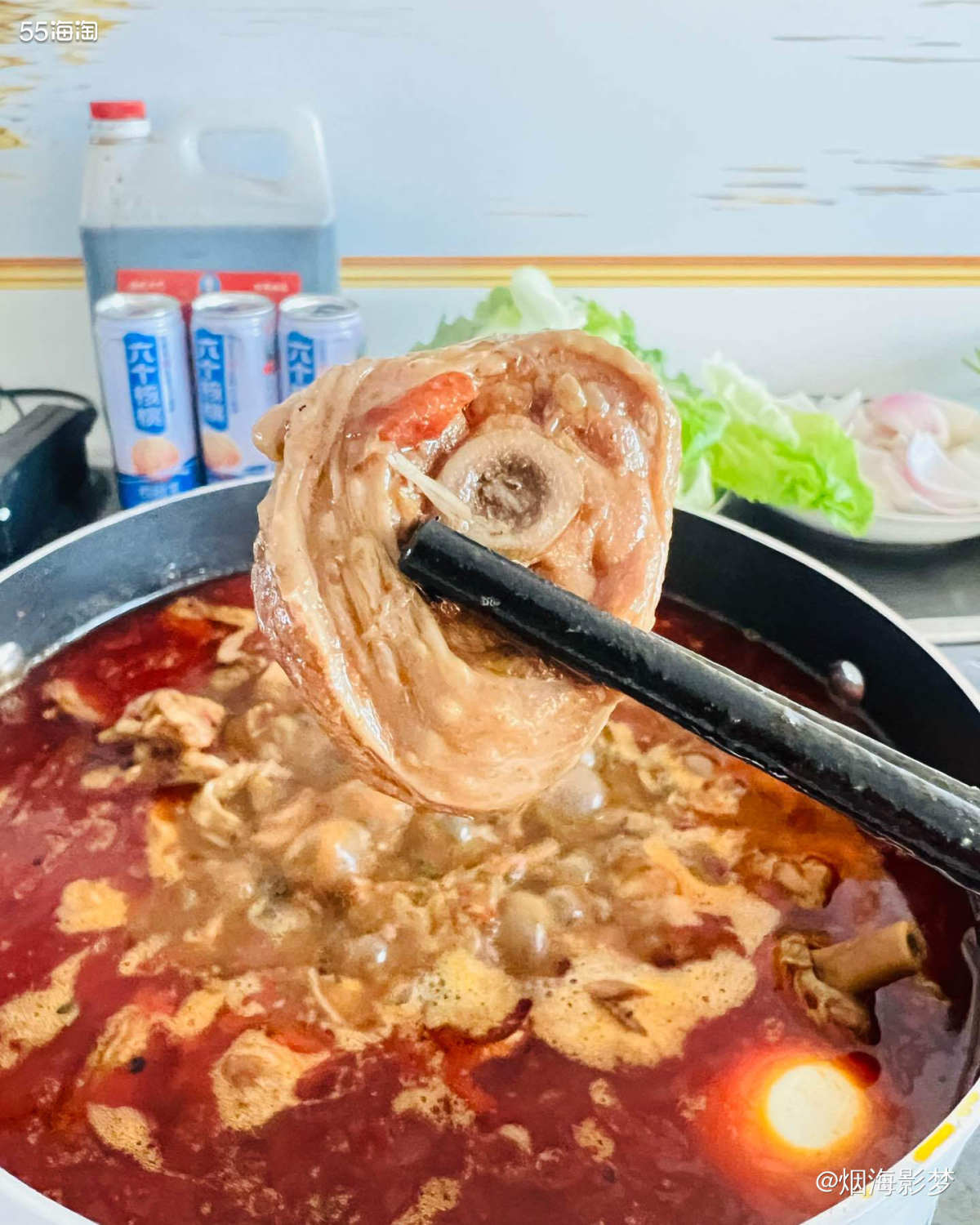 周末愉快😄༣儿子放假了，火锅鸡嗨吃起来～  没有对比就没有