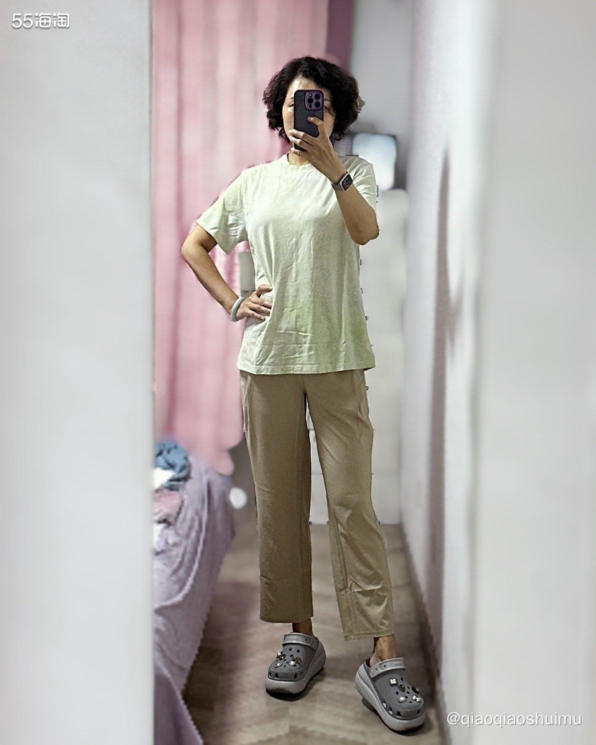 京东买的lululemon今天上午就到了，我中午飞车回去试穿