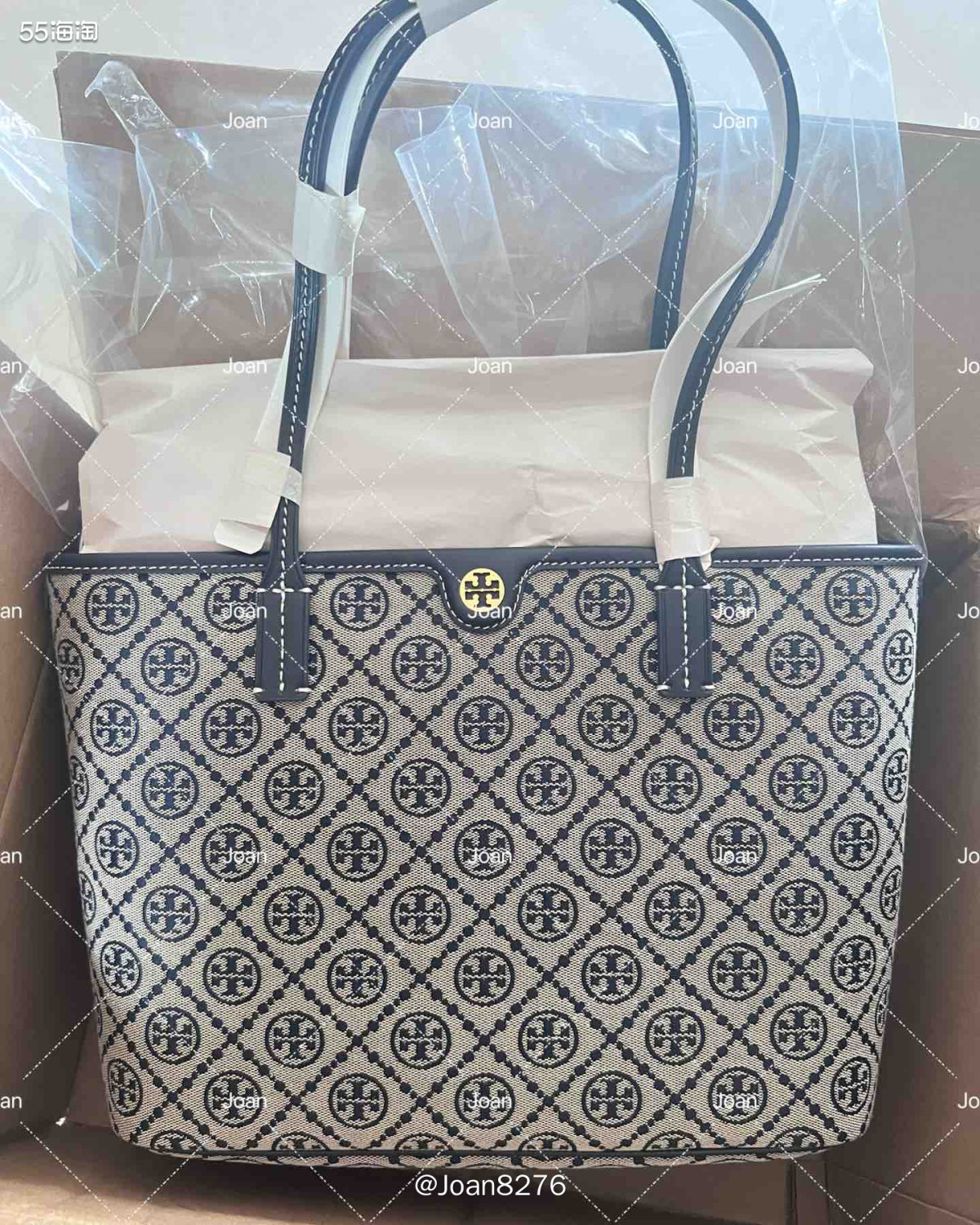 Tory Burch美国官网海淘老花托特包终于是到了 这个老