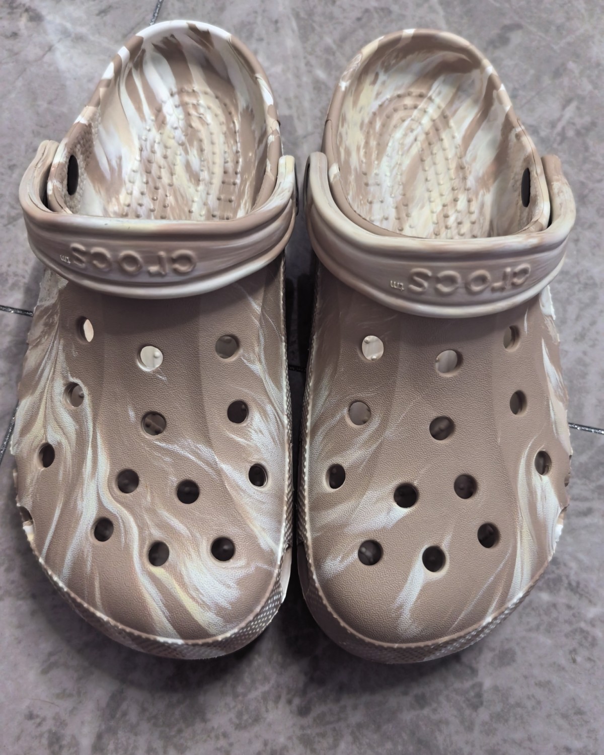 对应英文名：BAYA MARBLED CLOG  下单尺码：