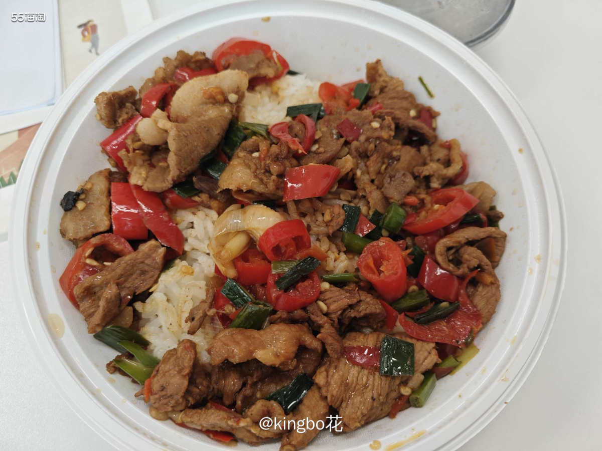 日常工作餐简单来点盖码饭，菜少饭多很常见  想吃菜饭的时候可