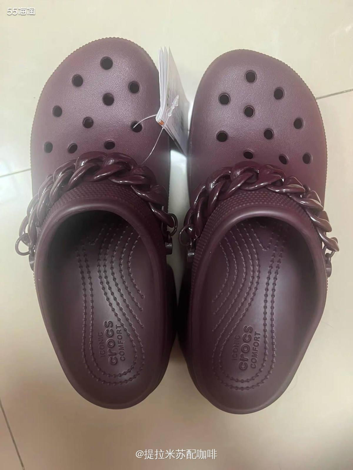 这是之前买的紫色链条人鱼，好多姐妹喜欢，很流行的美拉德风有9