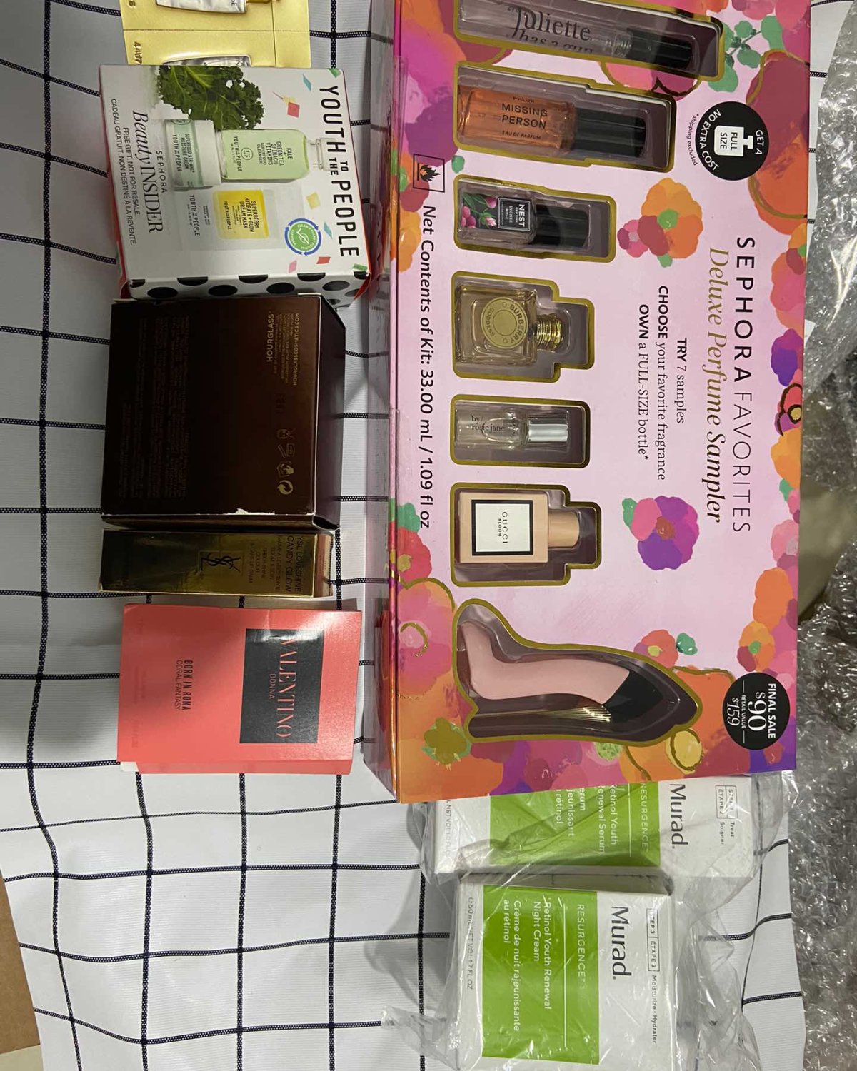 这一单是4.29，用绑定手机号9折码买的，买了一个Q香套装，