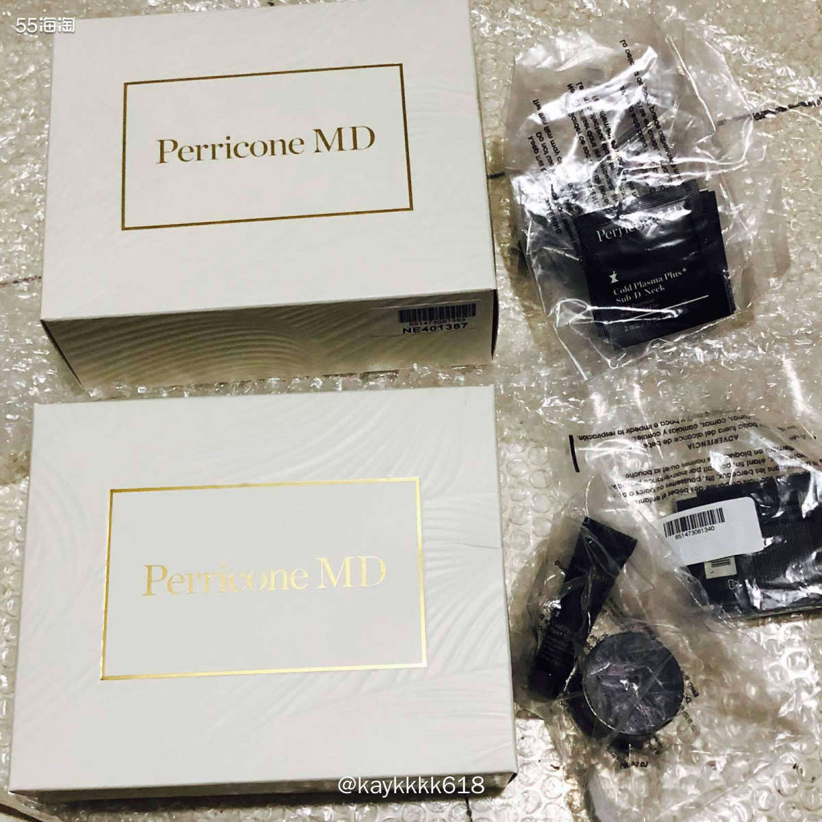今天收到一个包裹是上个月买的Perricone MD新品亮白