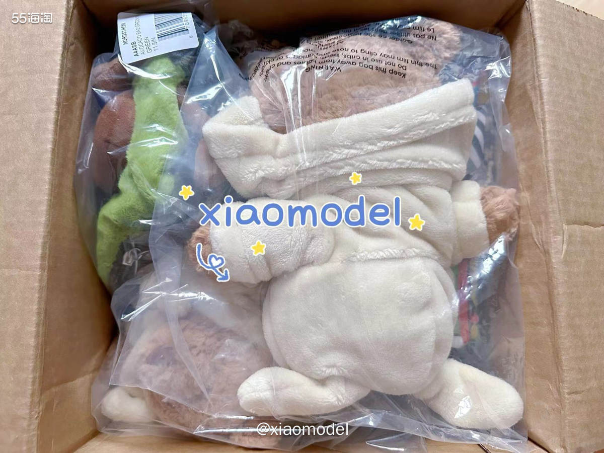 😀今天收到nordstrom买的jellycat玩偶，有浴