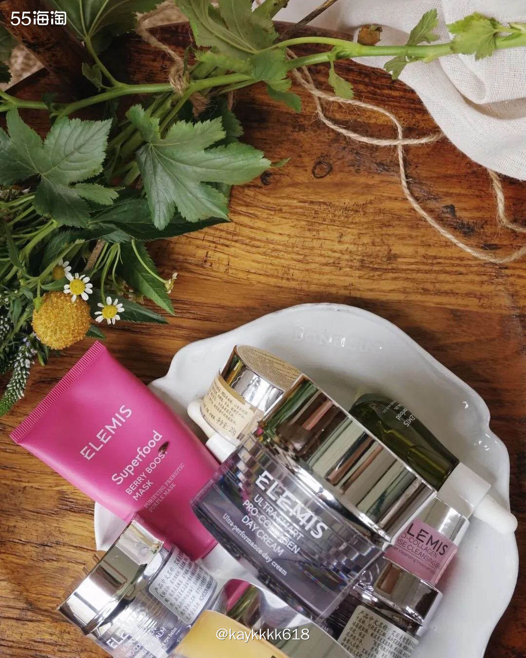 英国线品牌ELEMIS都是采用精油芳理肌肤，明星产品很多在国