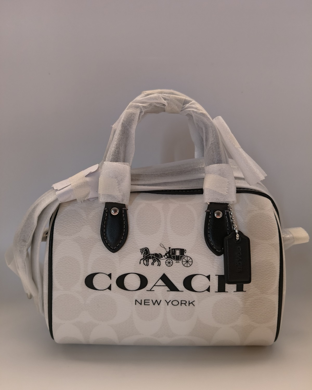 🌻购买商品:coach rowan迷你冰川白波士顿 🌻购