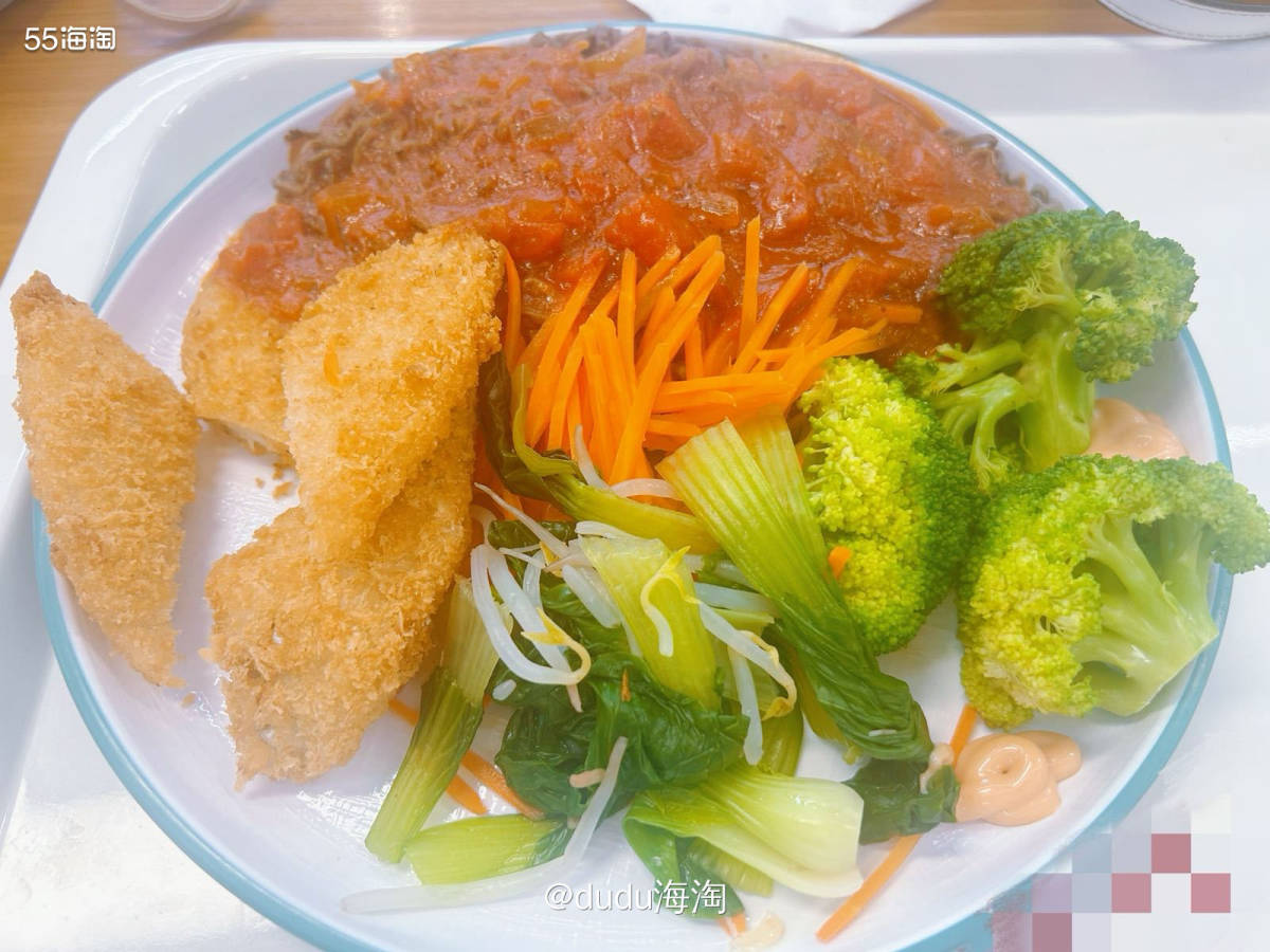 🌿终于来尝试食堂的西式简餐了，因为真的不知道吃啥了！没想到