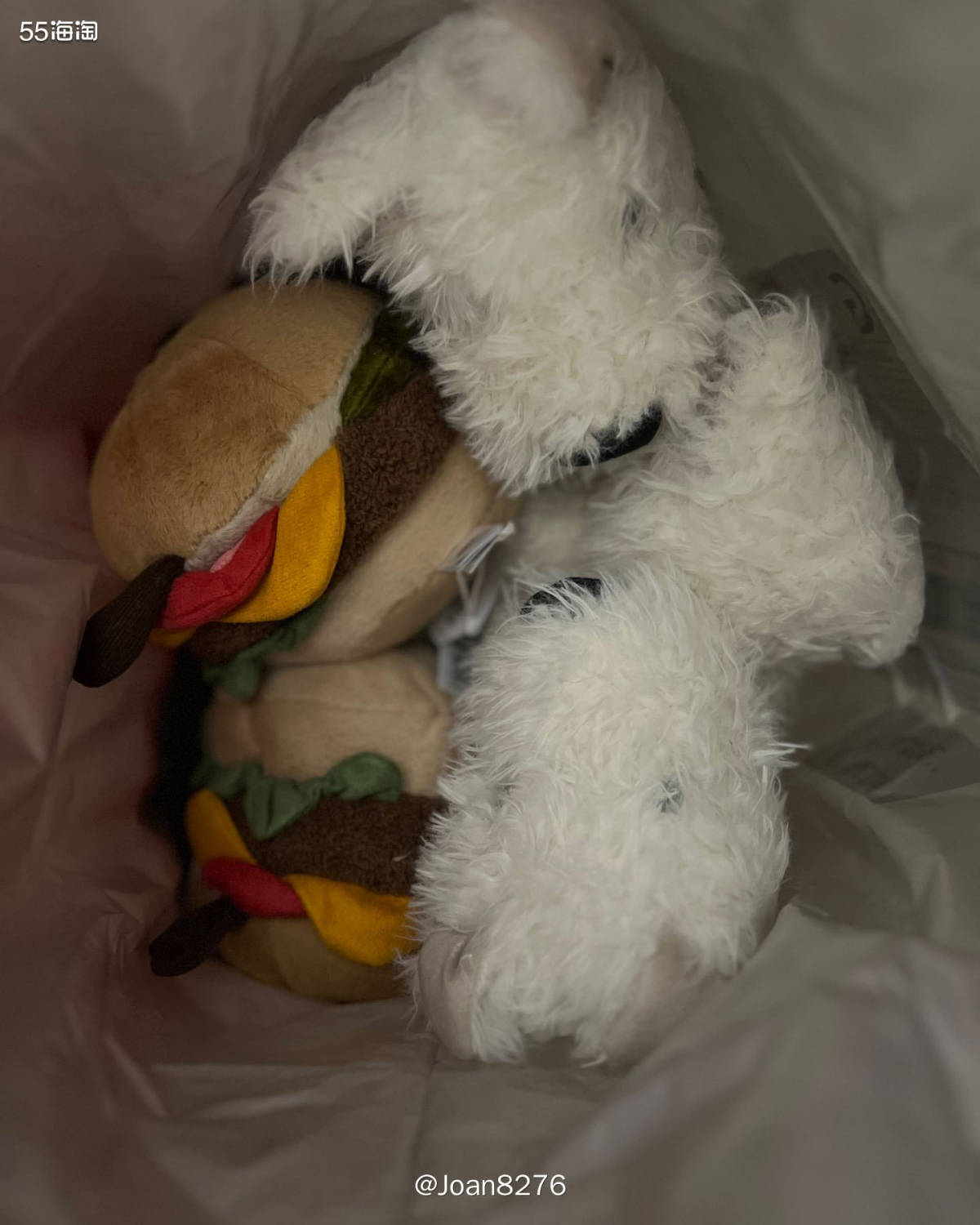 这单里面依旧还是Jellycat的小可爱，汉堡➕上几只西高地