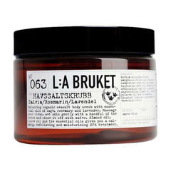 【快捷直邮】L:A Bruket NO.063 鼠尾草迷迭香薰衣草磨砂膏 420g 软化肌肤温和清洁