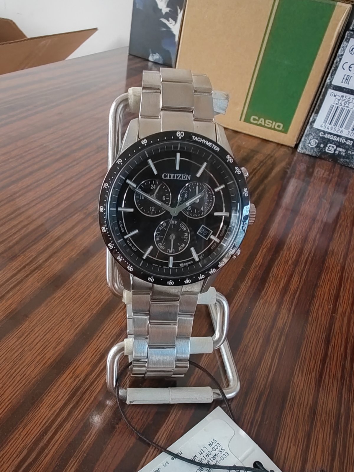 下单网站:eBay 订单产品：西铁城光动能手表 支付及转运：