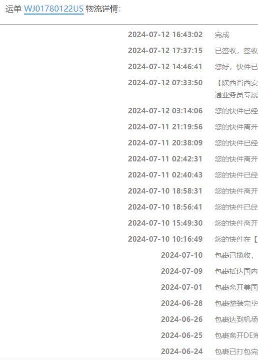 下单网站:eBay 订单产品：西铁城光动能手表 支付及转运：