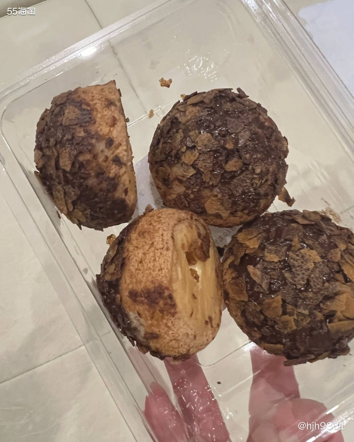 🍰我跟孩子都喜欢吃甜食，看到这种泡芙，就马上控制不住自己了