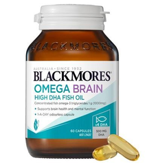 Blackmores 澳佳宝 4倍高浓度铂金DHA深海鱼油软胶囊 60粒