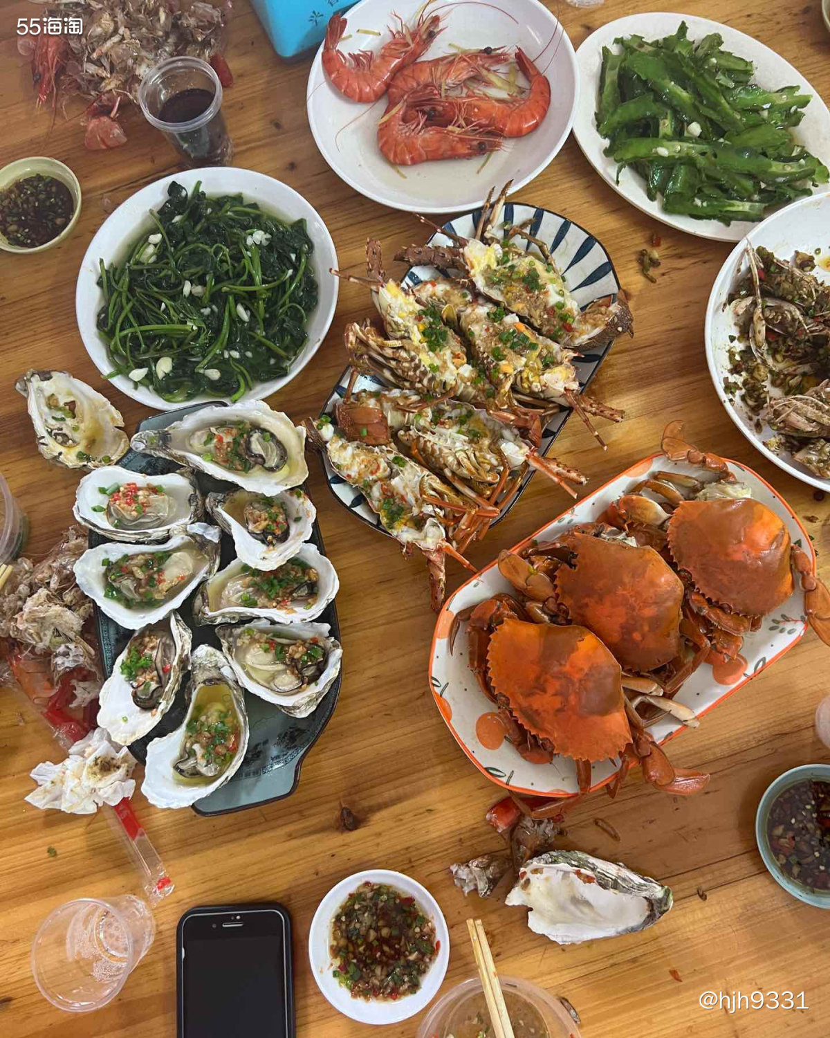 🦐继续海鲜大餐～这次是去了海南的菜市场，买了很多海鲜，然后