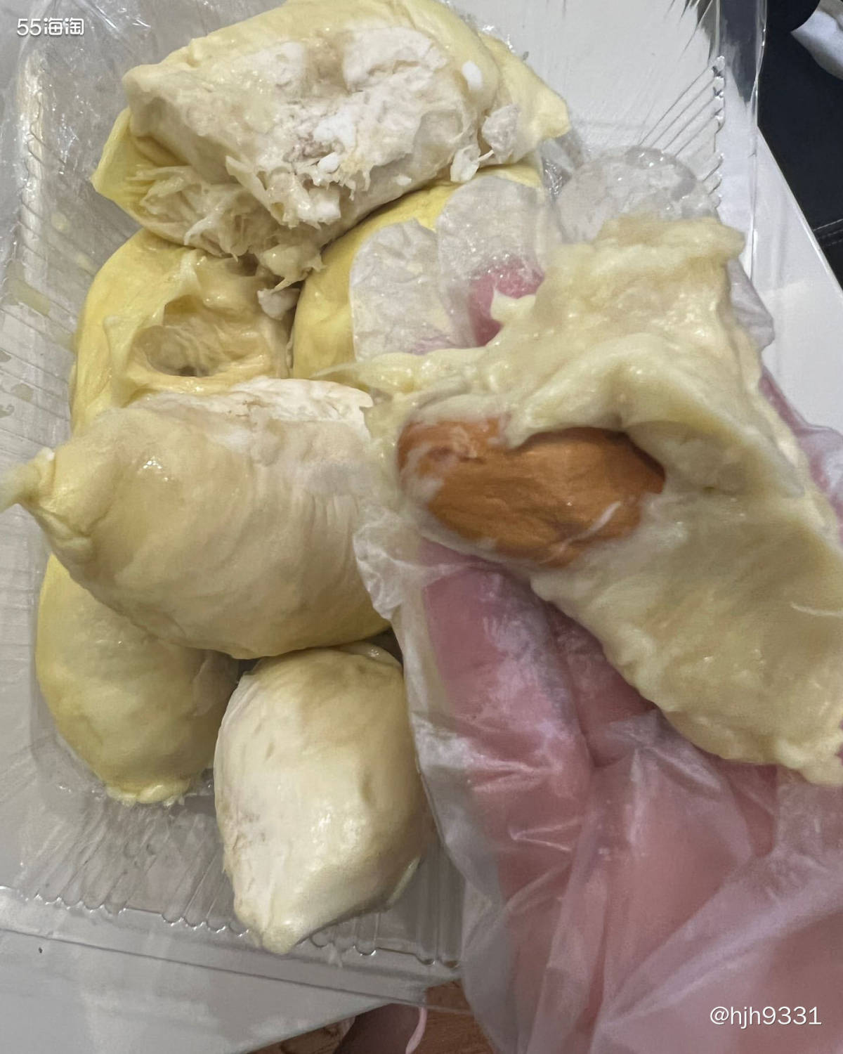 🍍海南的榴莲真的不便宜，而且比这边还要贵。总觉得没那个必要