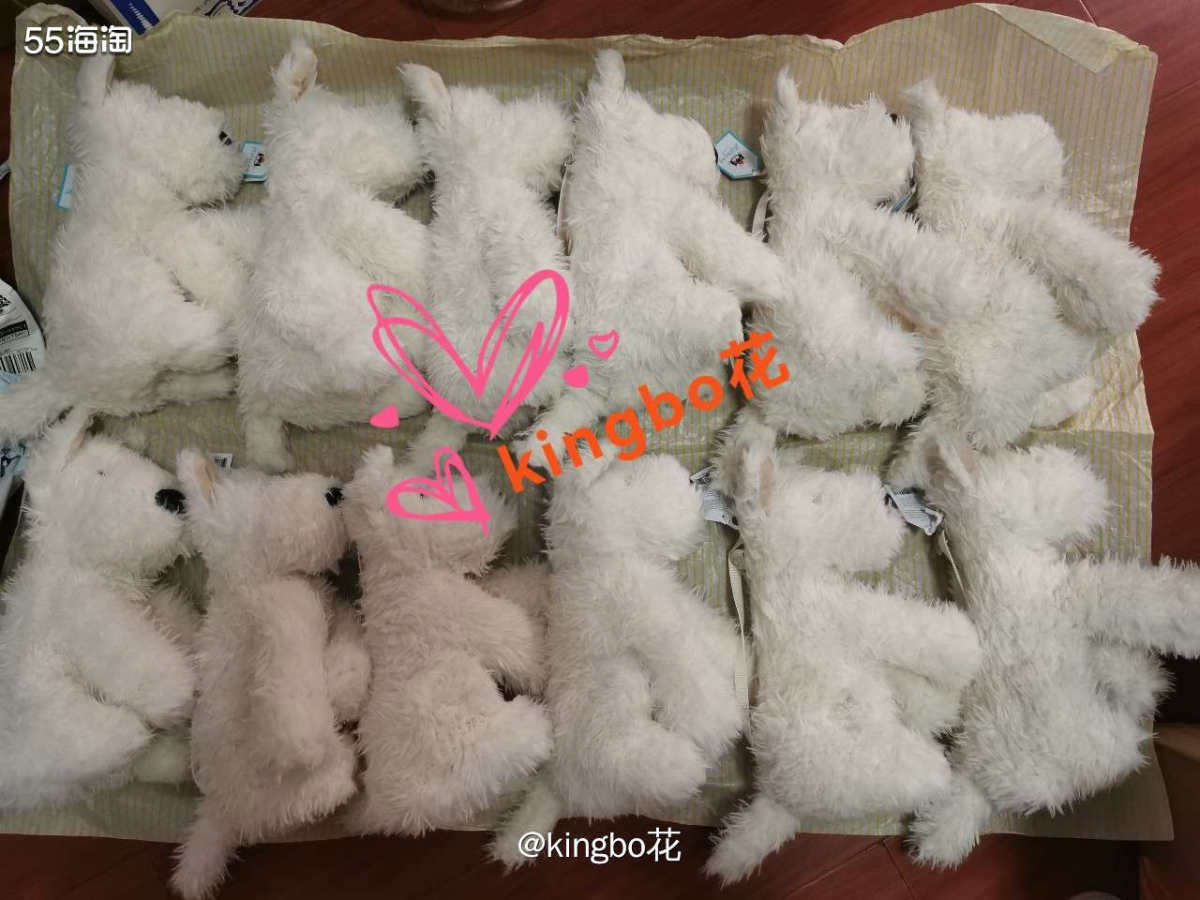 开箱一大箱jellycat西高地狗包的幸福感爆棚！  官网限