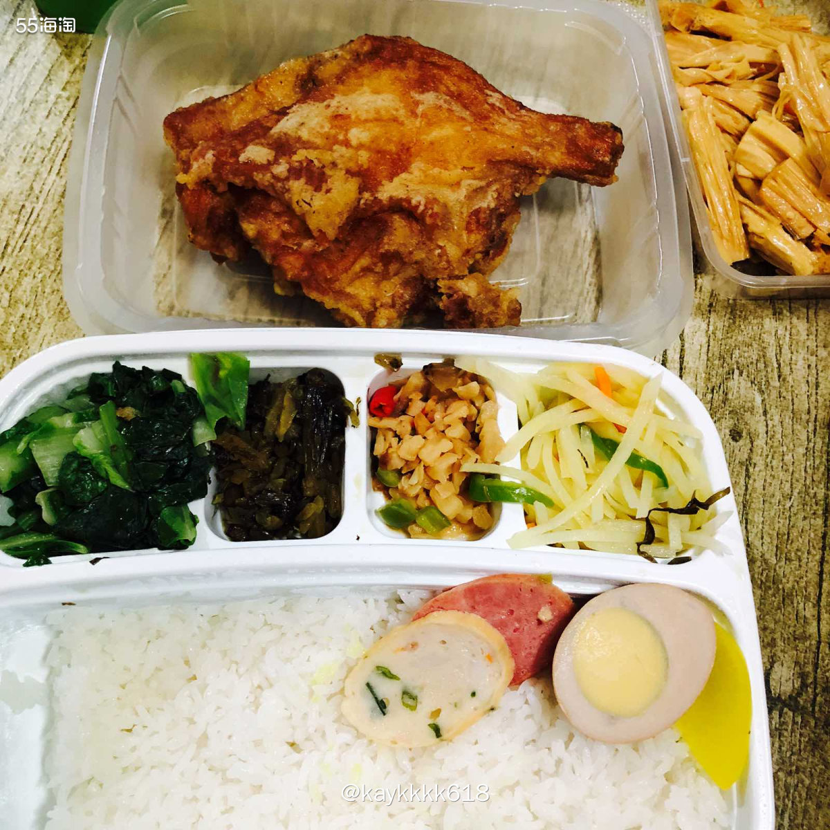 昨天太热不做饭干脆叫外卖，好久没吃东池便当了正好有一张工行3
