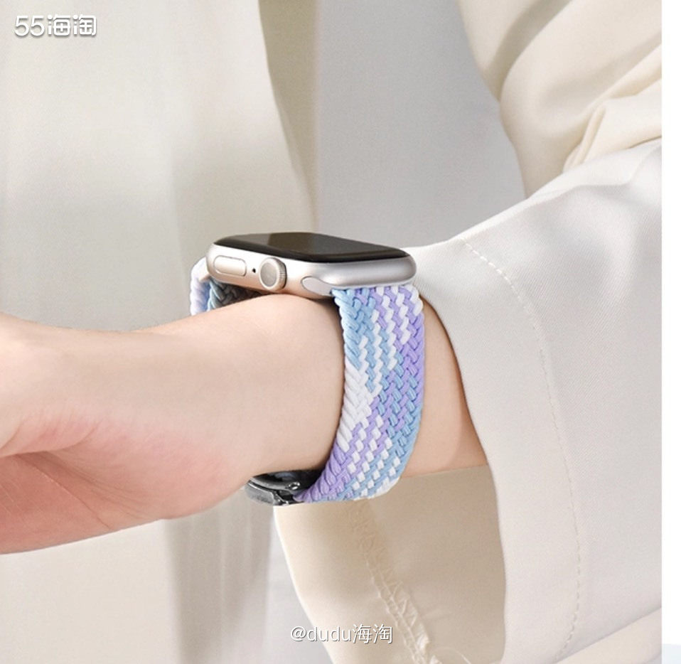 💦我又来买iwatch表带啦，之前那个因为给娃做饭啥的弄的