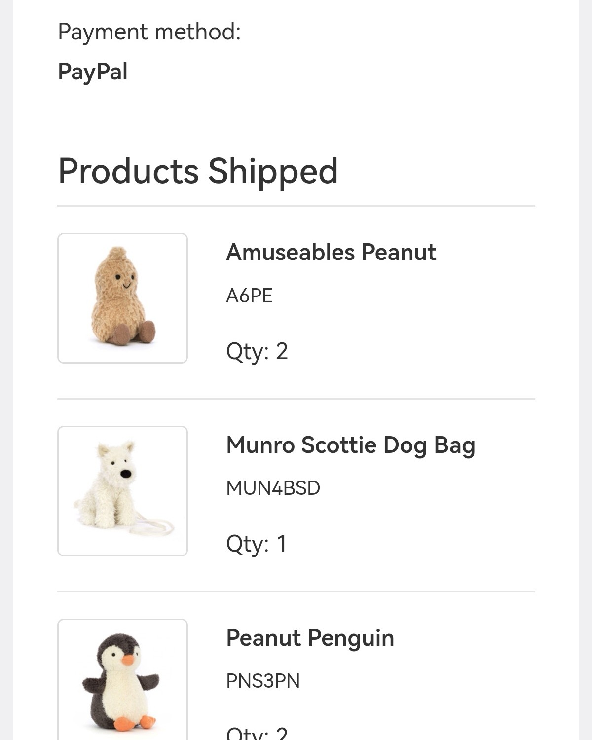 ✅下单网站：jellycat美国官网  ✅下单产品：狗包40