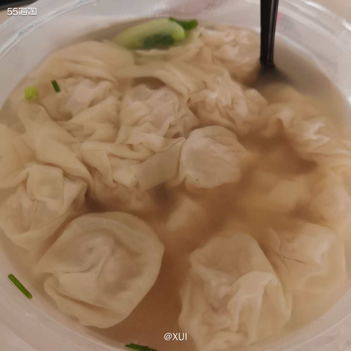 从55跳转领的券门槛要27-5，但是又很想吃云吞，思考了一下