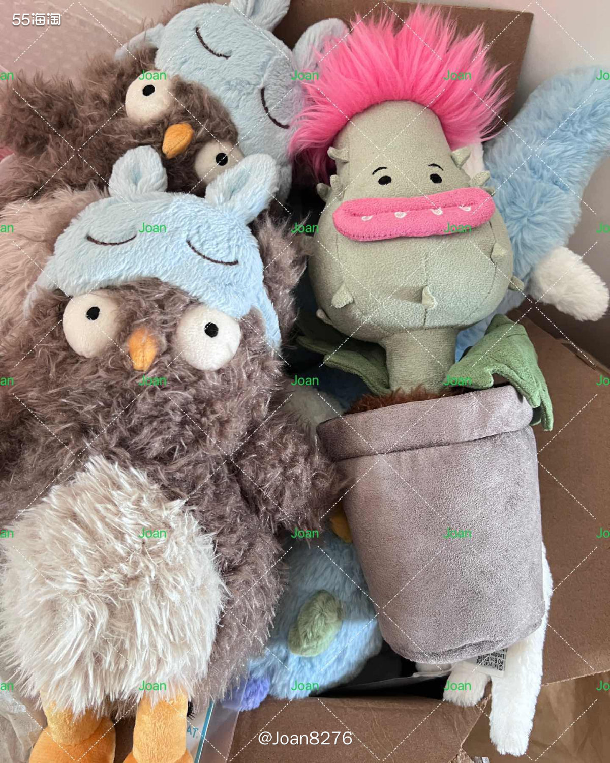 依旧是一单Jellycat小可爱，这单走的是集美速递，里面是