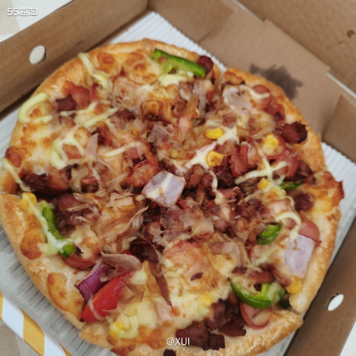 每个月总有几天想要吃一点上火的、香喷喷的pizza😆不过不